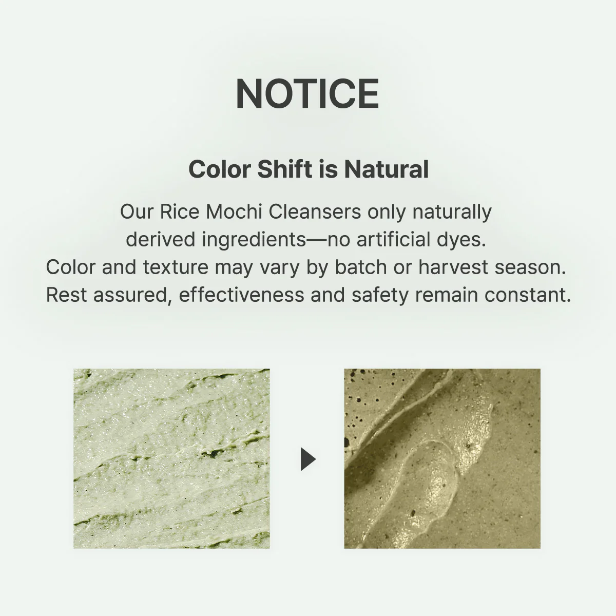 ARENCIA Fresh Green Rice Mochi Cleanser 120g - Image 8