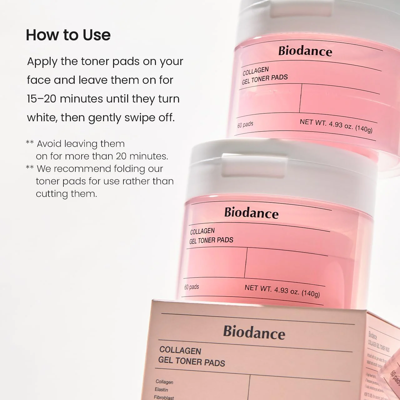 BIODANCE Collagen Gel Toner Pads (60pads) - Image 8