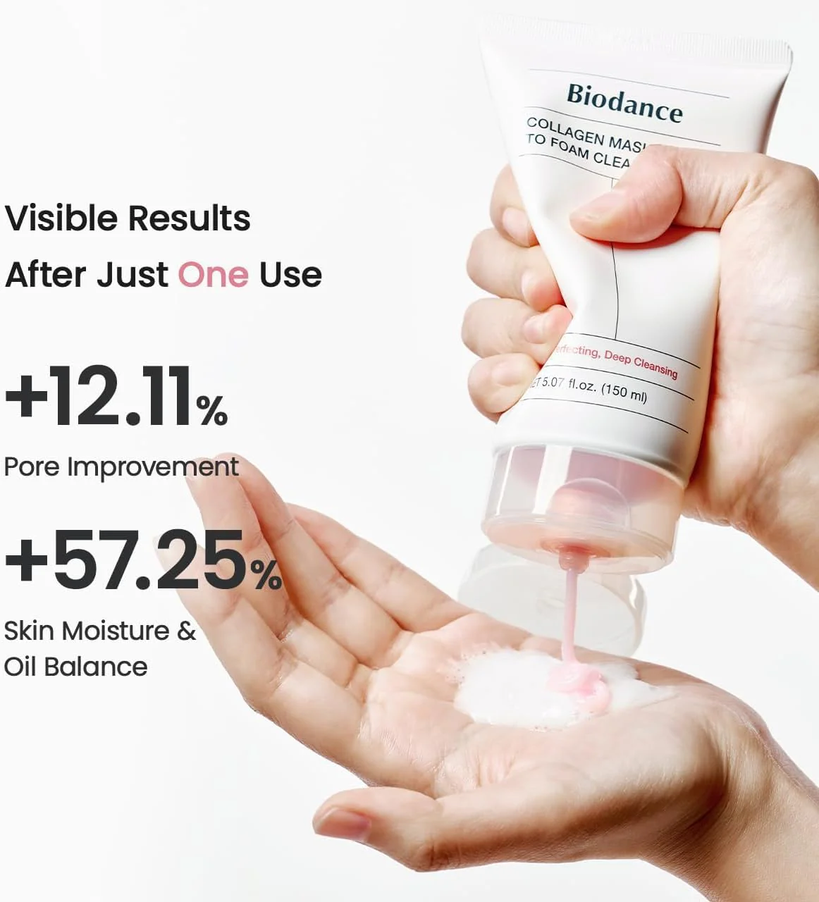 BIODANCE Collagen Mask To Foam Cleanser 150ml - Image 8
