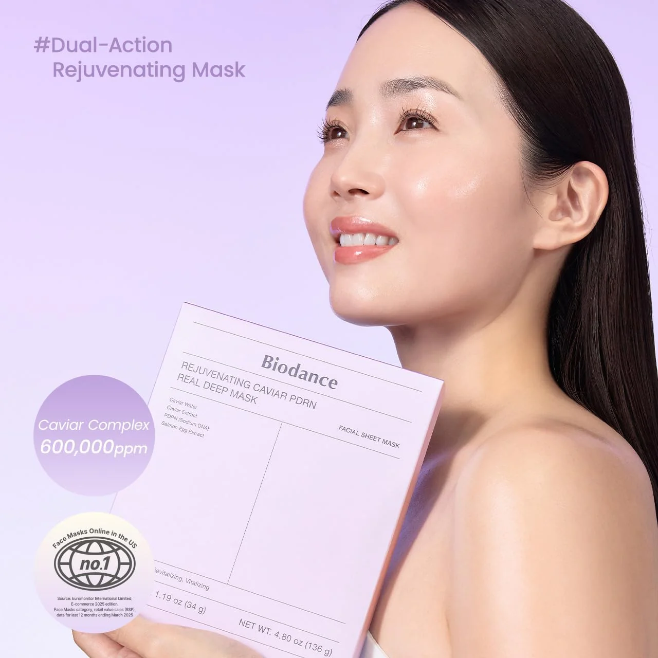 BIODANCE Rejuvenating Caviar PDRN Real Deep Mask (4ea) - Image 3