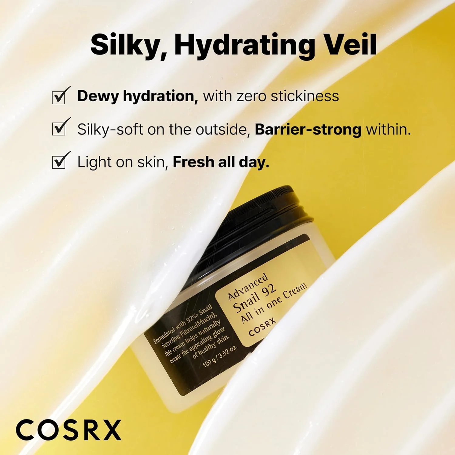 COSRX Advanced Snail 92 All In One Cream 100g - Image 5