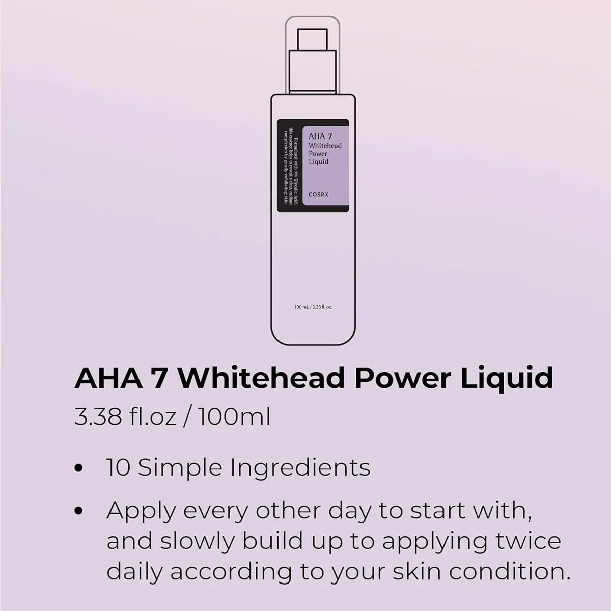 COSRX AHA 7 Whitehead Power Liquid 100ml - Image 8
