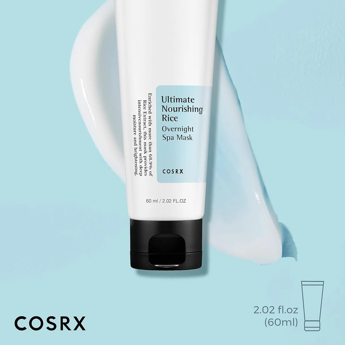 COSRX Ultimate Nourishing Rice Overnight Mask 60ml - Image 8