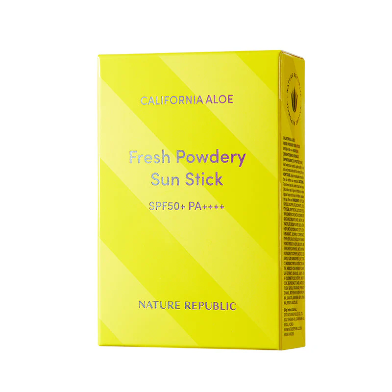NATURE REPUBLIC California Aloe Fresh Powdery Sun Stick SPF50 21g - Image 3