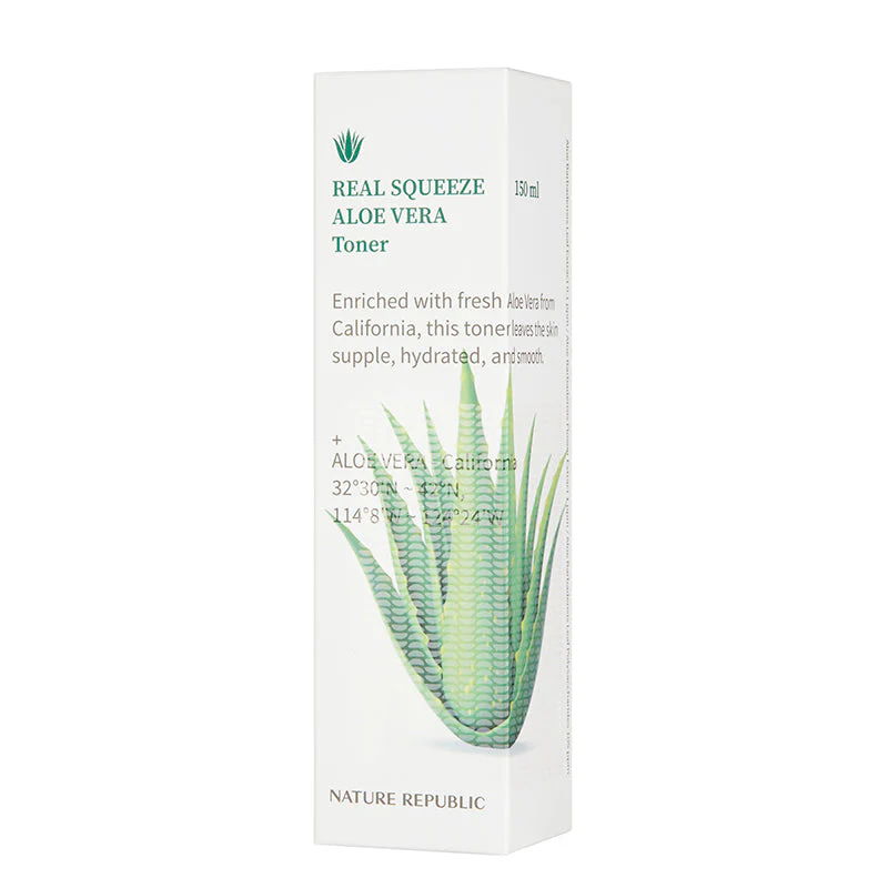 NATURE REPUBLIC Real Squeeze Aloe Vera Toner 150ml - Image 3